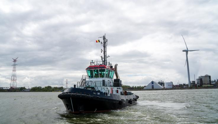 Alewijnse, Port of Antwerp-Bruges, sleepboot Methatug op methanol